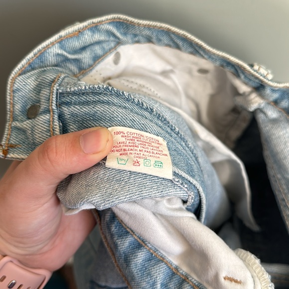 Levi's Vintage 619 Orange Tab Jeans 34X34 Light Wash - Picture 12 of 13